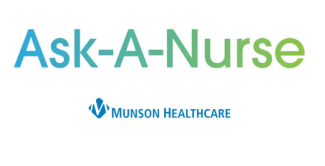 Text reading "Ask A Nurse"